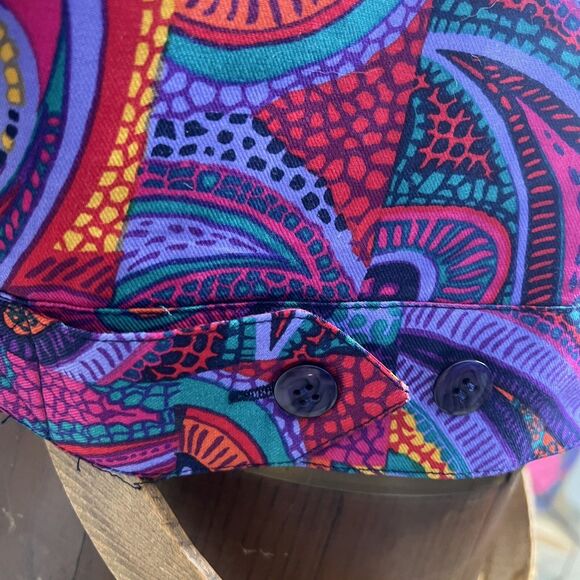 Vintage Evan Picone Sport Jacket Womens L Casual Paisley 1980s Korea - Picture 5 of 15